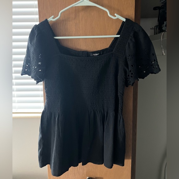 Black Madewell Blouse - Picture 1 of 4